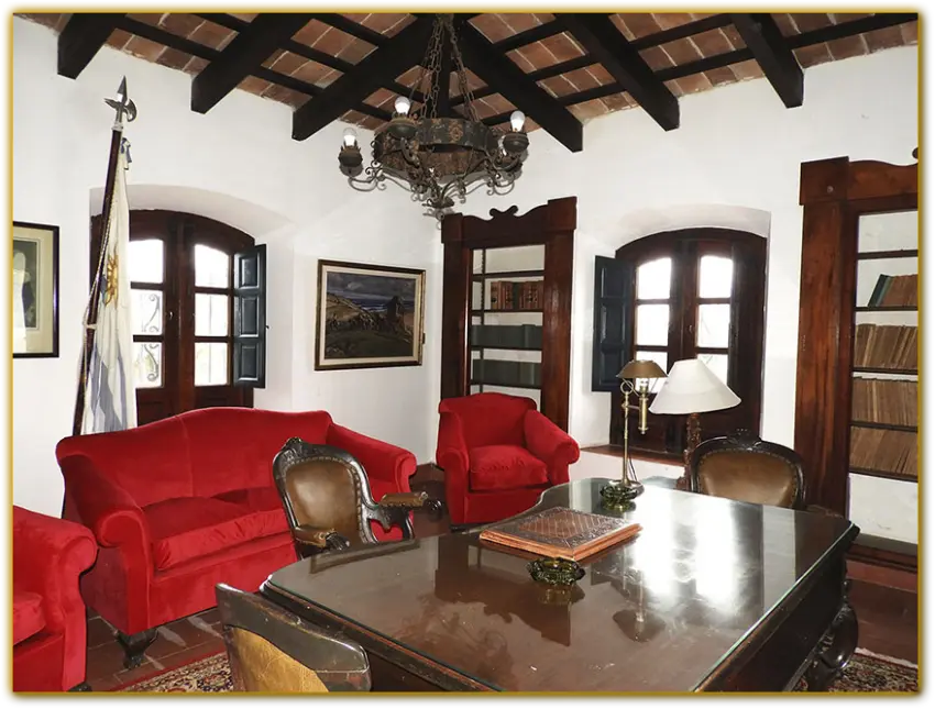 Horacio Arredondo's office in the former Administration Building of Santa Teresa National Park